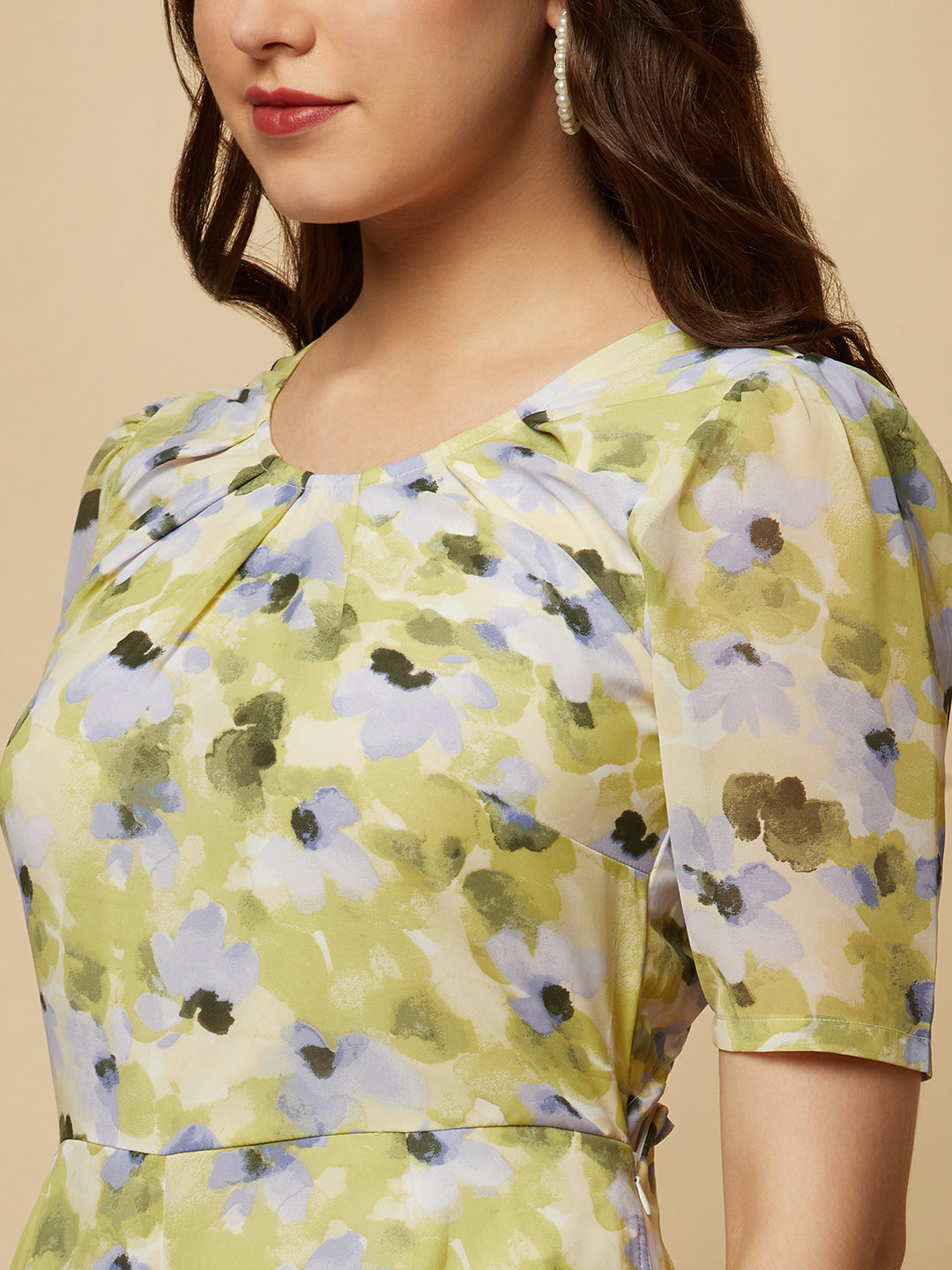 Zip Closure At Side  | Drawstring at Back Cut | Lining Attached   Available in a range of sizes, our Green Printed Women Jumpsuit With Back Waist Cut and Draw String is perfect for any woman who wants to feel confident and stylish. Order yours today and experience the perfect combination of style and comfort!