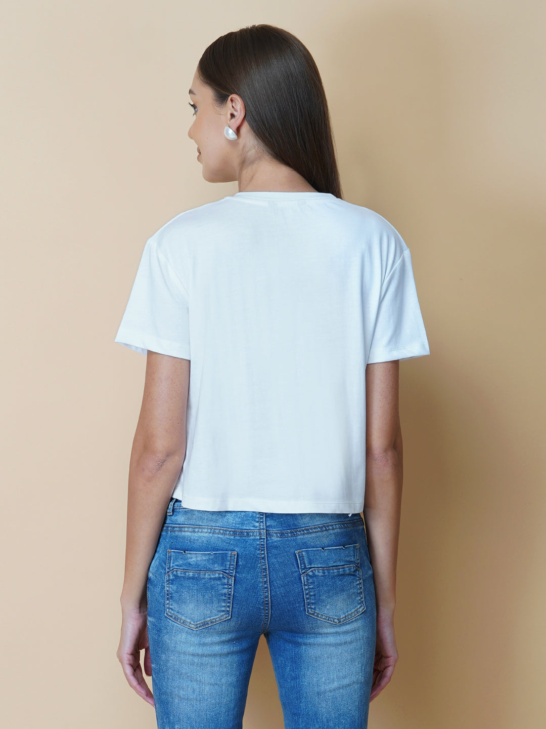 The quote T-shirt for women in white color is a classic wardrobe staple that combines comfort and style with a meaningful message. This T-shirt features a simple yet impactful quote that reflects the wearer's personality and values. The white color of the T-shirt makes it versatile and easy to pair with a variety of bottoms, making it a perfect addition to any wardrobe.