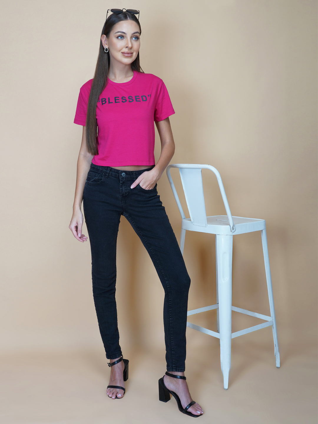 A quote T-shirt for women in pink color is the perfect addition to any fashion-conscious woman's wardrobe. Made from soft and comfortable fabric, this T-shirt is designed to provide a relaxed fit and a comfortable feel. The pink color of the shirt adds a touch of feminine charm to the overall look, making it an ideal choice for those who love to express their femininity in a subtle yet stylish way.